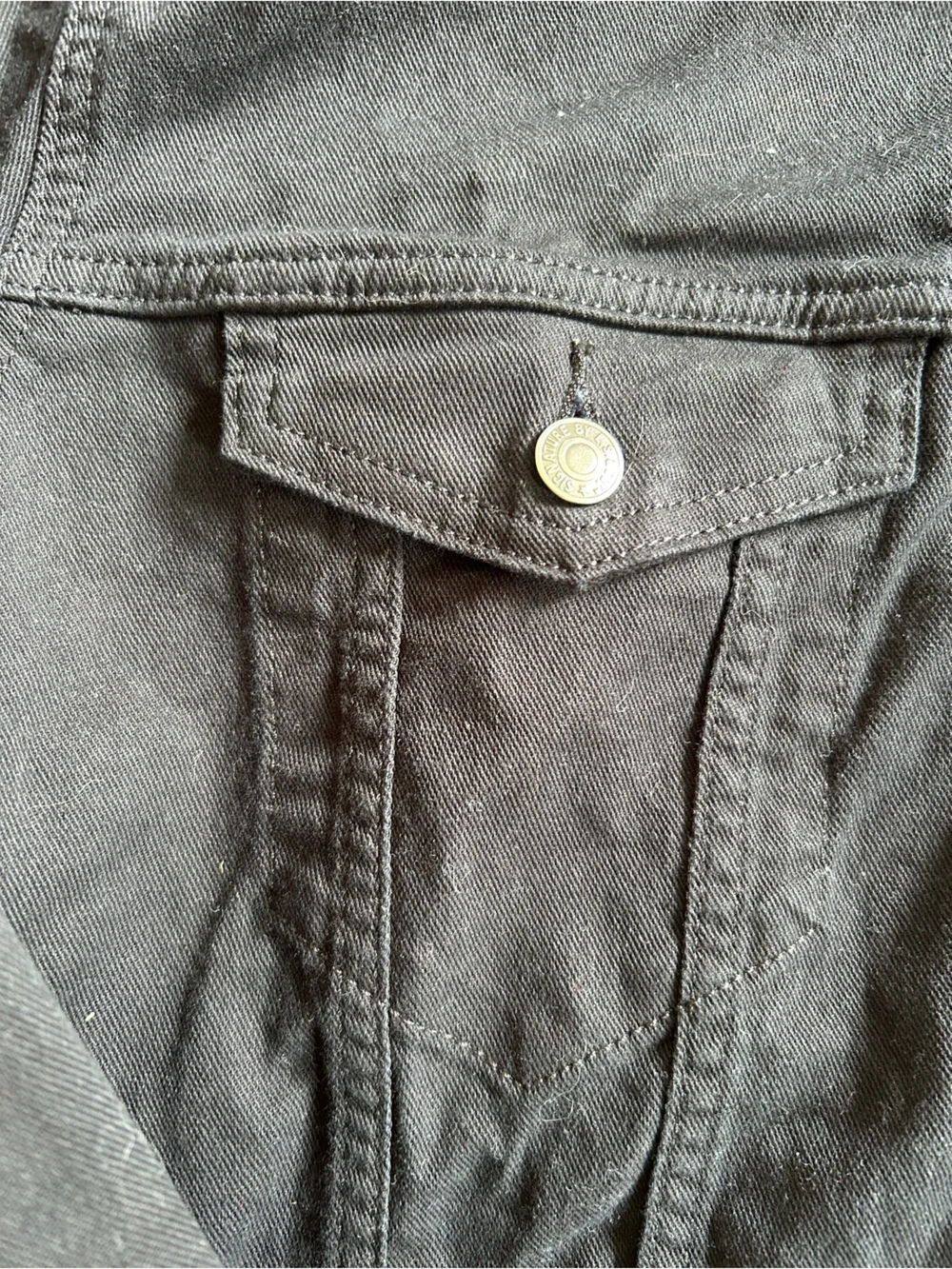 Signature Men's Black Denim Jacket - Picture 3 of 5